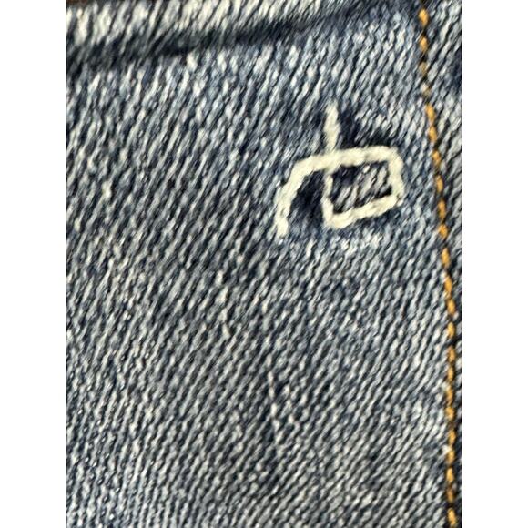 Rag & Bone Dark Wash Low-Rise Slim Boyfriend Blue Denim Jeans 29 Hippie Retro - Picture 3 of 8